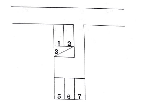 スマイルパーク105号の駐車配置図