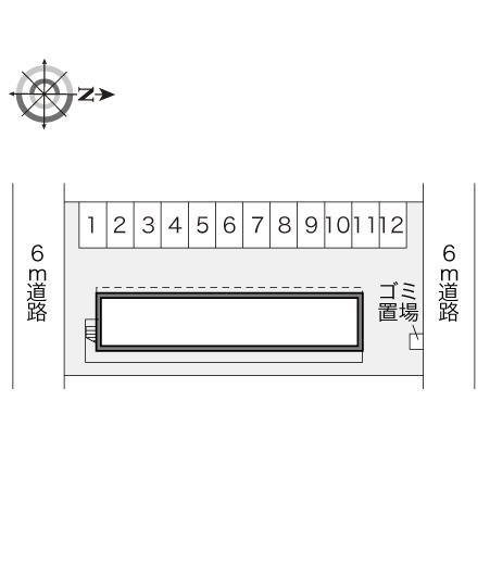 イルマーレ(17004)の駐車配置図