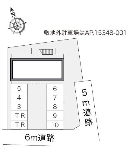 小町Ａ(15234)の駐車配置図