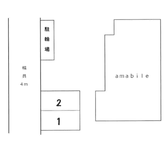 ａｍａｂｉｌｅの駐車配置図
