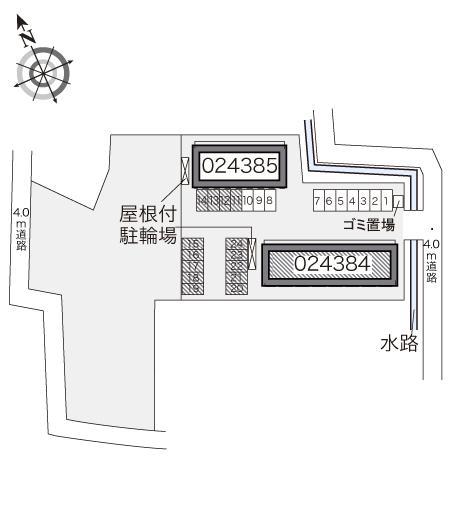 ペニンシュラＴ(24384)の駐車配置図
