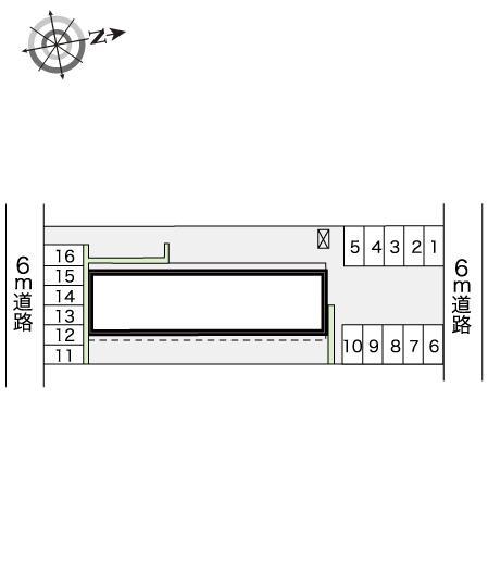 ラポール(10679)の駐車配置図