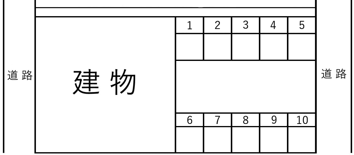 2駐車場の駐車配置図