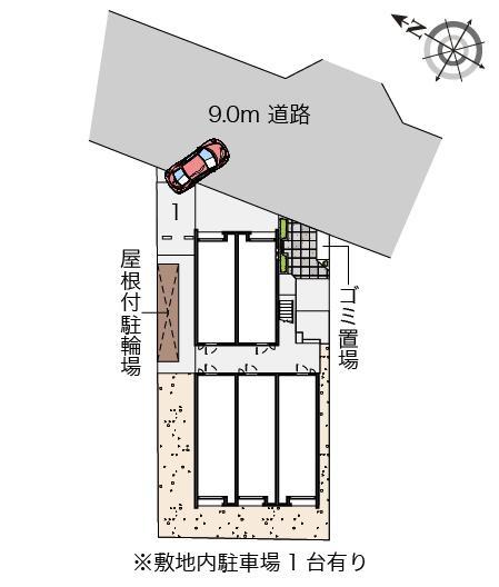 ＣＡＲＡＲＵ草加(55982)の駐車配置図