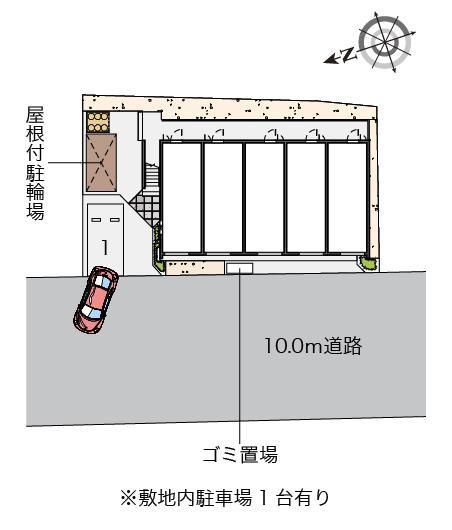 クレイノベイサイド衣浦(58781)の駐車配置図