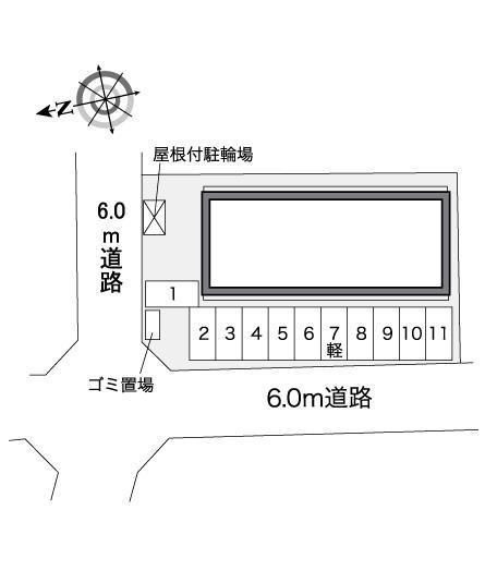 清水(39697)の駐車配置図
