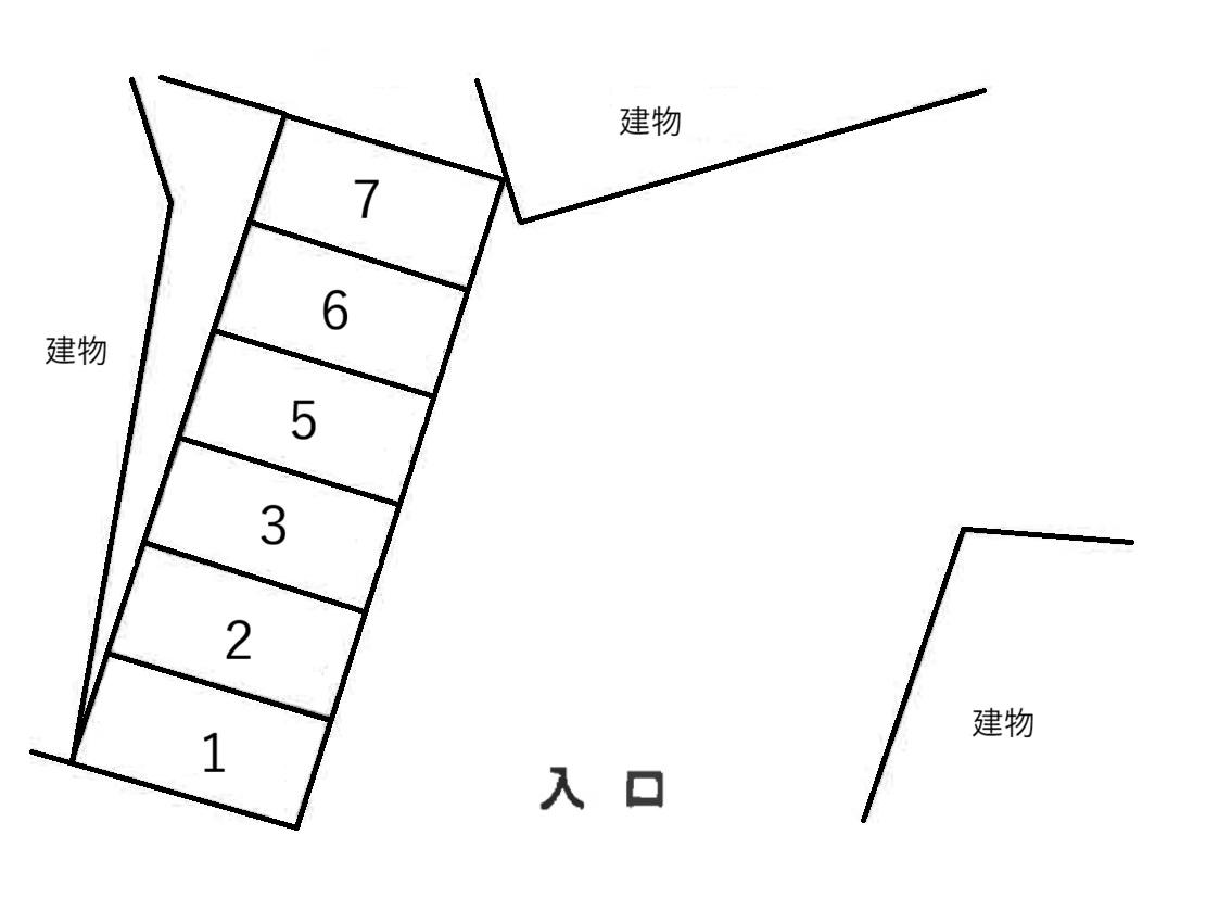 ＮＡパーキングの駐車配置図