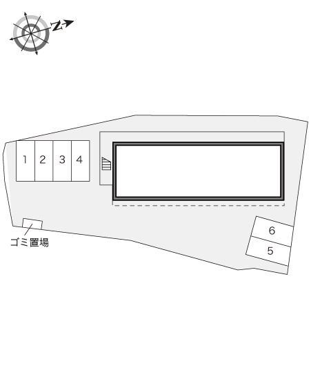 アンソレイエ(15934)の駐車配置図