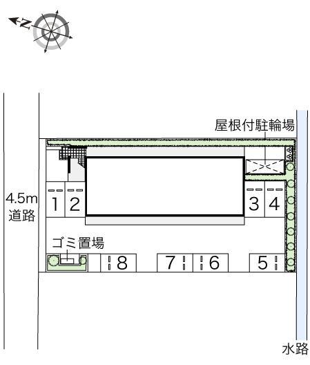アヴニール湘南(45062)の駐車配置図