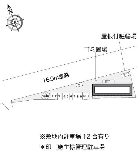 はなみずきⅡ(19512)の駐車配置図