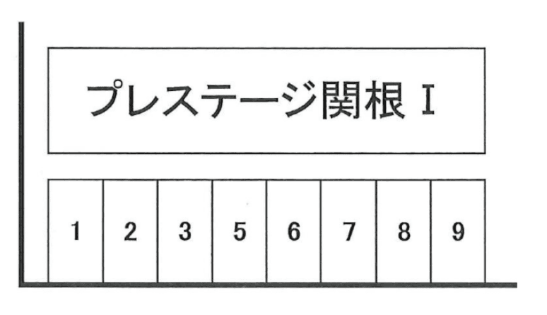 関根駐車場　Ａの駐車配置図