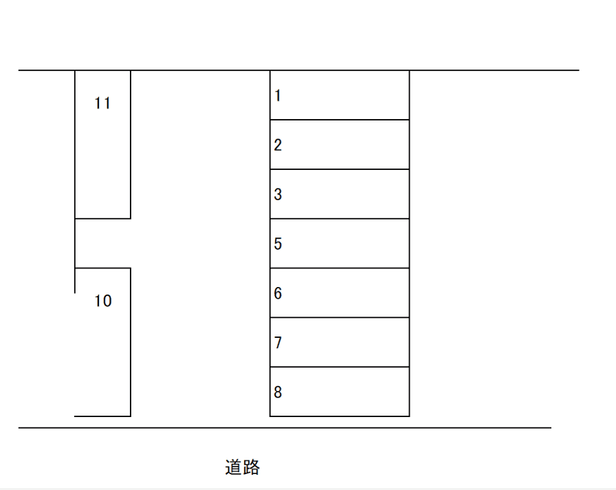 000204の駐車配置図