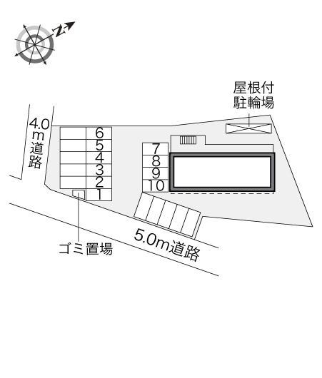 仲西Ｓ＆Ａｉ(27830)の駐車配置図