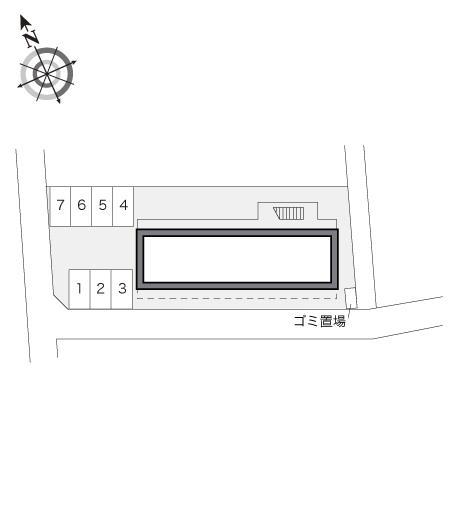 ナガヌマハラ(16110)の駐車配置図