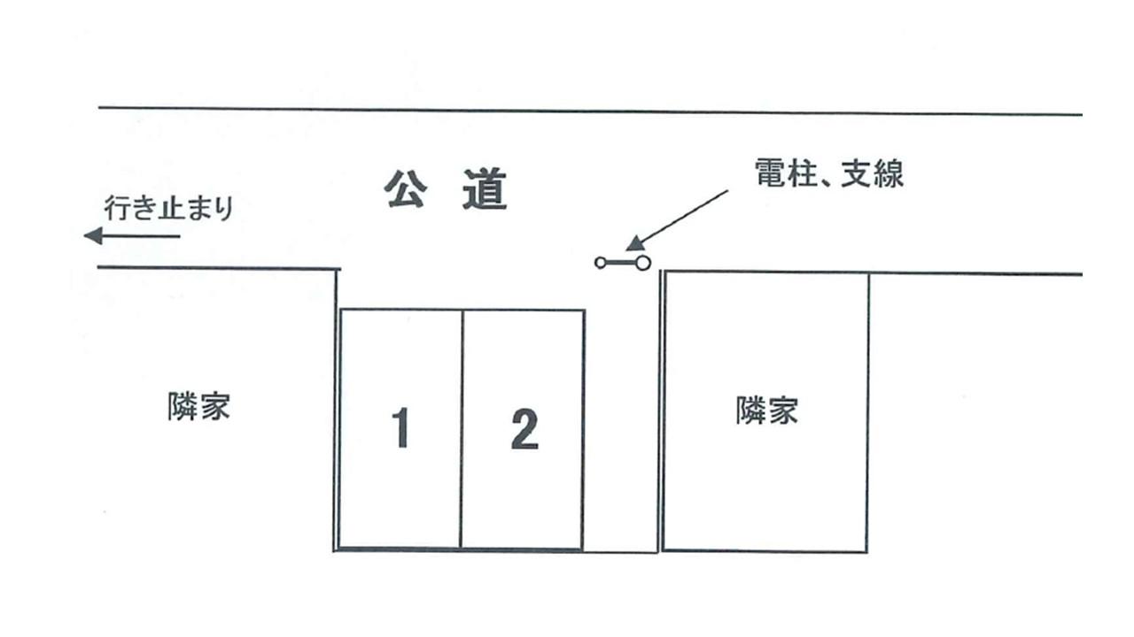 岩崎駐車場の駐車配置図
