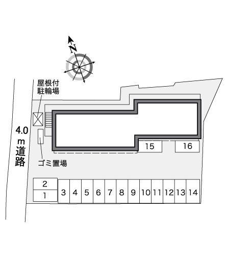 ＫⅡ(39986)の駐車配置図