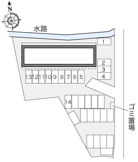 ＳＵＮＴＲＡＰ(10964)の駐車配置図