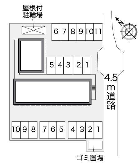 セゾン(27505)の駐車配置図