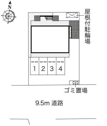 アムール大宮Ⅱ(46456)の駐車配置図