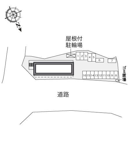 スワンコートⅡ(28732)の駐車配置図