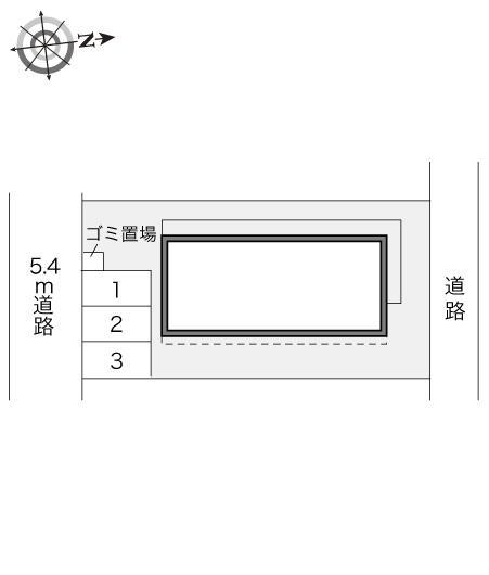 クレールエム(16931)の駐車配置図