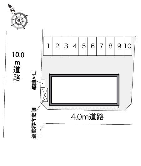 リベェール八街(31142)の駐車配置図