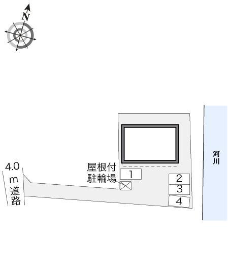 リトルシャイン富田(31660)の駐車配置図