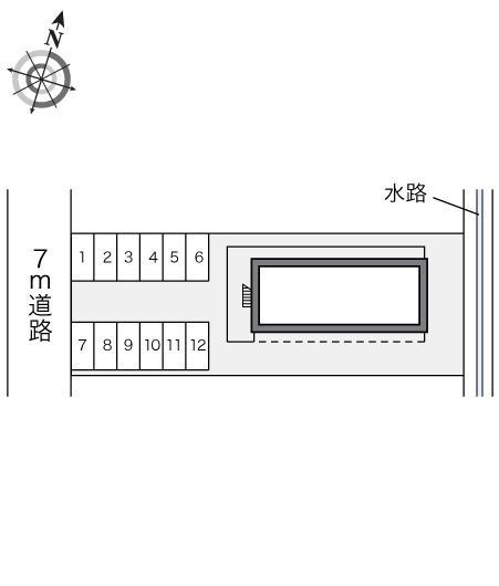 シルバーストーン(11412)の駐車配置図