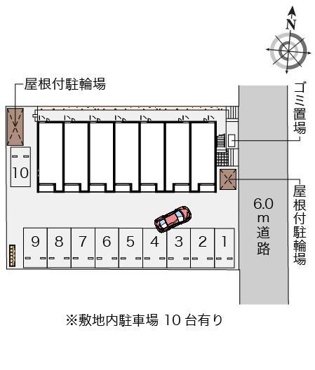 クレイノターセル(56621)の駐車配置図