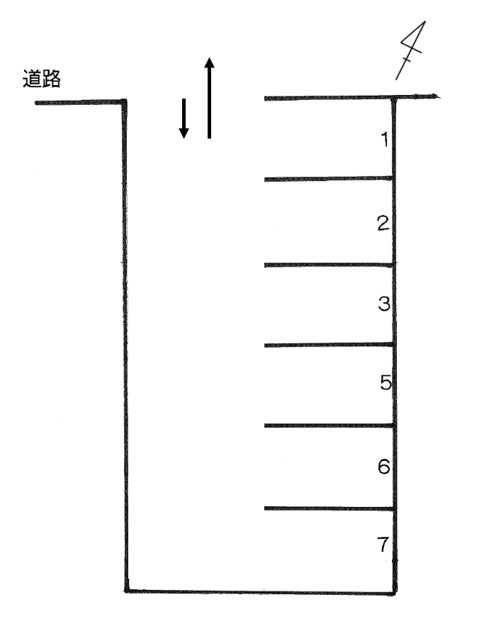 P227の駐車配置図