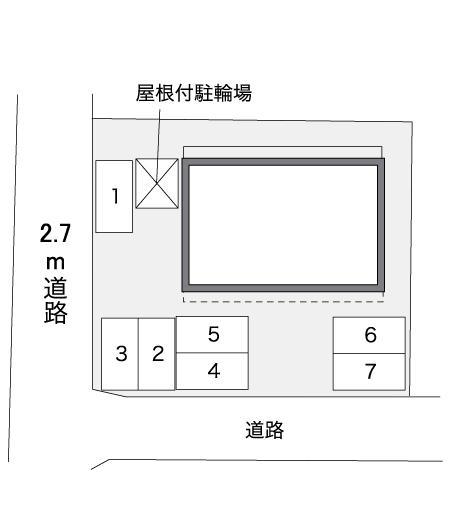 ＦＵＫＩＡＧＥⅡ(32132)の駐車配置図