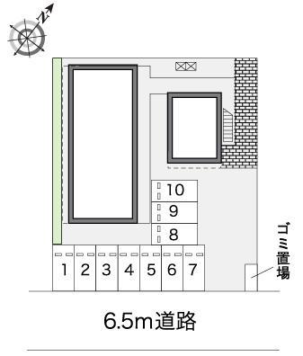 メゾンドールシェルⅢ(22586)の駐車配置図