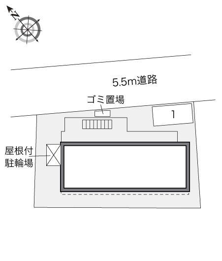 ラ　ルーナ(34883)の駐車配置図