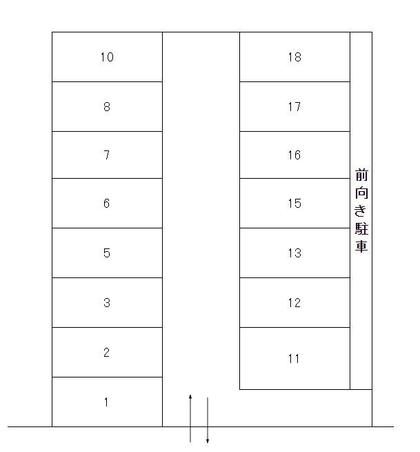 J-326の駐車配置図