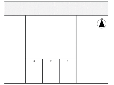 馬郡町 KM3 駐車場の駐車配置図