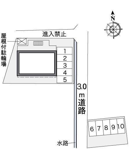 コンフォート吉良(37874)の駐車配置図