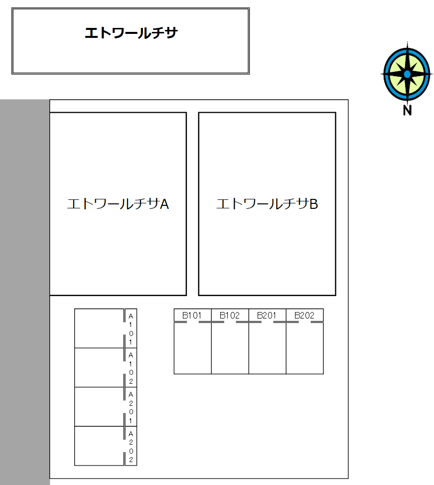 エトワールチサの駐車配置図