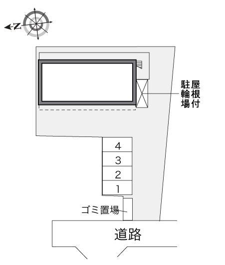 ドライクランク(33813)の駐車配置図