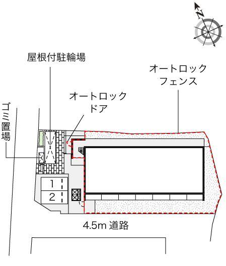 メイトユウコウ(53881) 敷地外駐車場の駐車配置図