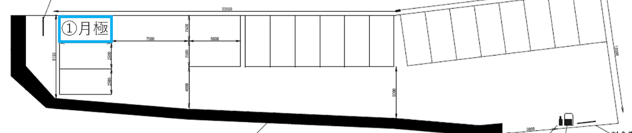 新清洲駅前第1の駐車配置図