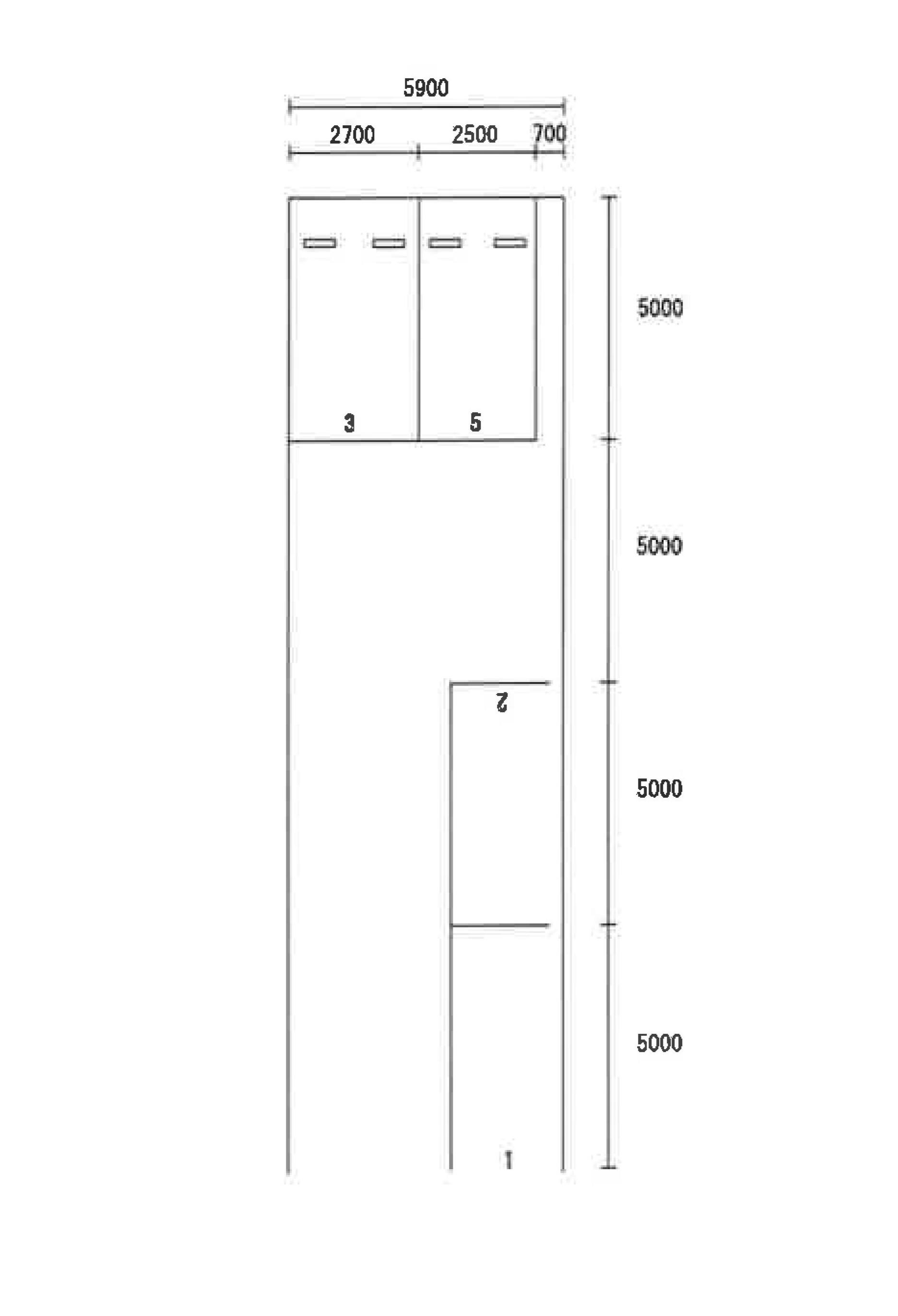 リスボン駐車場の駐車配置図