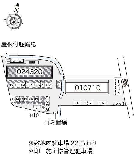 赤とんぼ(24320)の駐車配置図