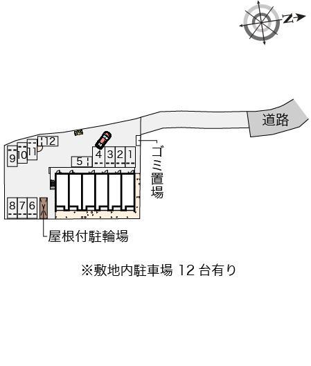 クレイノスマイルⅡ(56378)の駐車配置図