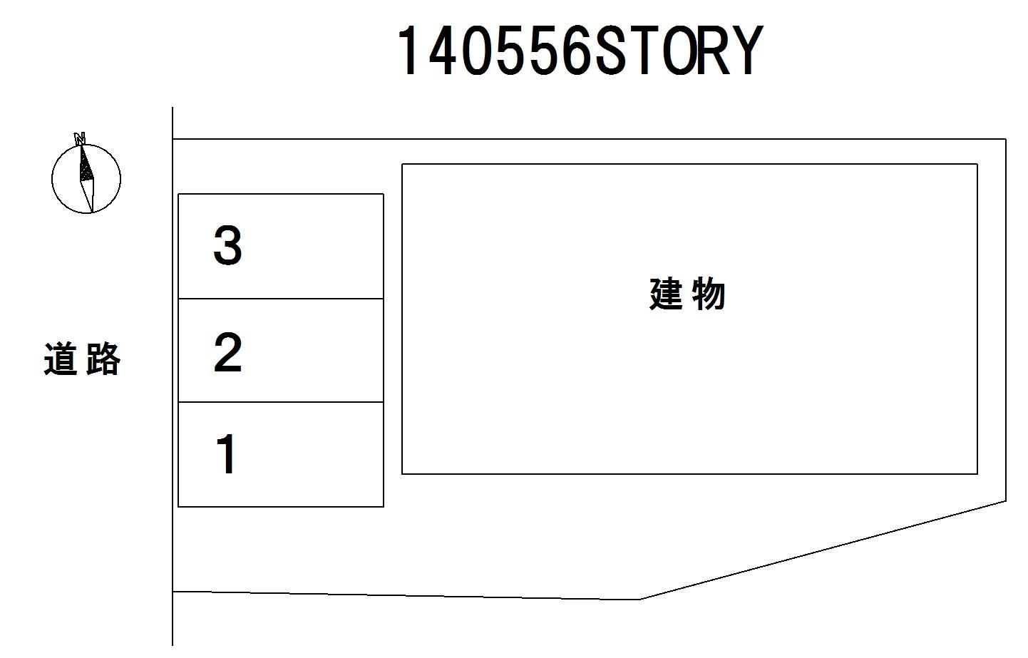 STORYの駐車配置図