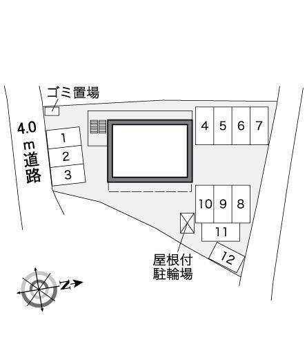 康雲(37563)の駐車配置図