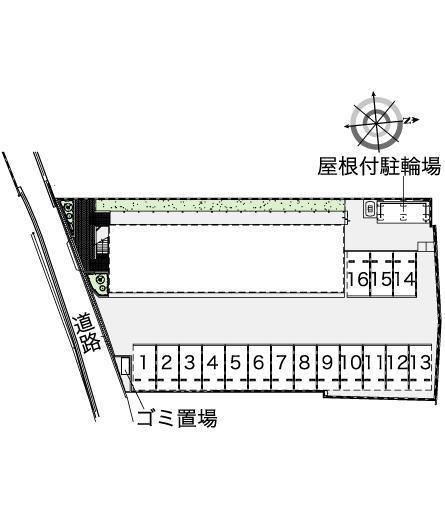 ミザール(42938)の駐車配置図