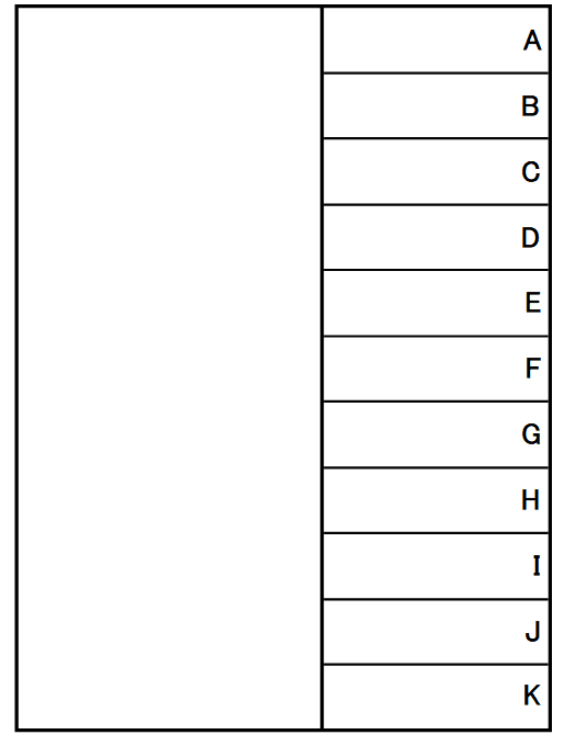 加太駐車場の駐車配置図