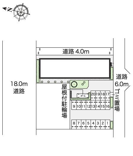 エクレール(44777)の駐車配置図