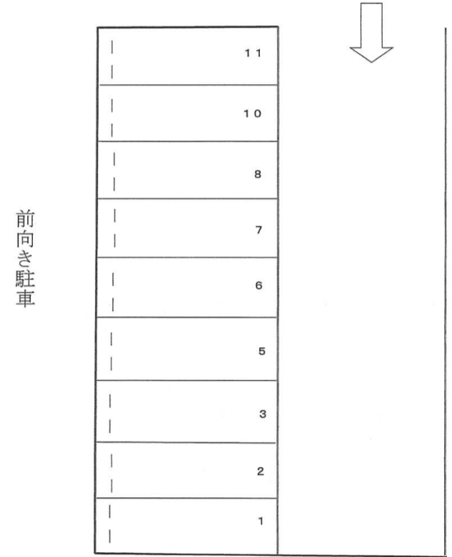202の駐車配置図