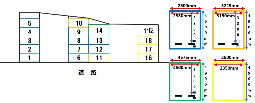MAY2000Pの駐車配置図